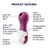 Satisfyer Lucky Libra - luchtdruk clitorisstimulator (paars)