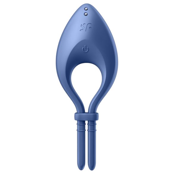 Satisfyer Bullseye - vibrerende penisring - blauw - oplaadbaar