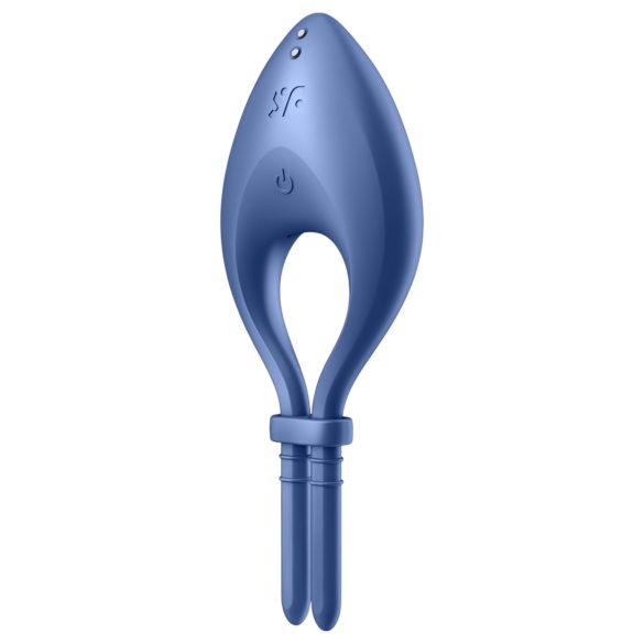 Satisfyer Bullseye - vibrerende penisring - blauw - oplaadbaar