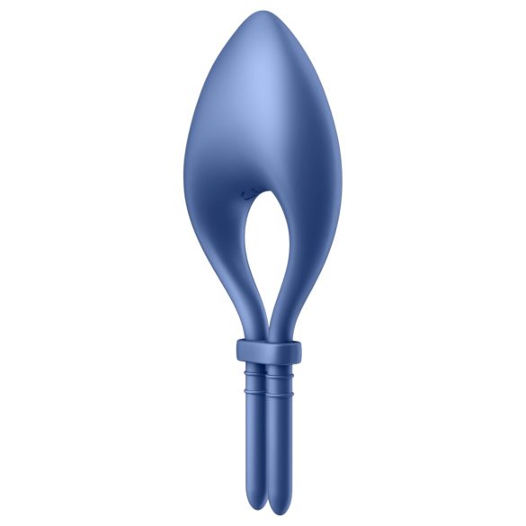 Satisfyer Bullseye - vibrerende penisring - blauw - oplaadbaar
