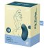 Satisfyer Vulva Lover 2 - oplaadbare luchtdruk clitoris vibrator (blauw)