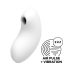 Satisfyer Vulva Lover 2 - luchtdruk clitoris vibrator (wit)