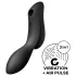 Satisfyer Curvy Trinity 2 - luchtdruk 2-in-1 vibrator (zwart)
