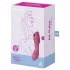 Satisfyer Curvy Trinity 3 - luchtdruk vibrator en stimulator - rood