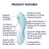 Satisfyer Curvy Trinity 5+ - slimme 2-in-1 vibrator (blauw)