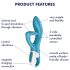 Satisfyer Embrace Me - krachtige clit-vibrator (turkoois)