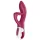 Satisfyer Embrace Me - oplaadbare, met clitorisstimulator uitgeruste vibrator (rood)