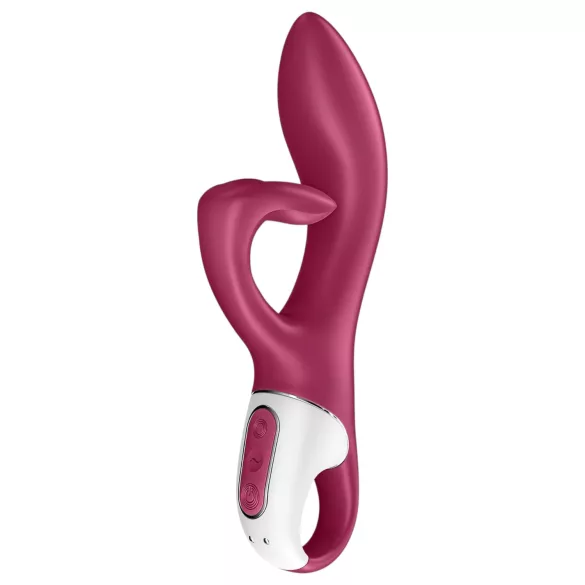 Satisfyer Embrace Me - oplaadbare, met clitorisstimulator uitgeruste vibrator (rood)