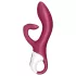 Satisfyer Embrace Me - oplaadbare, met clitorisstimulator uitgeruste vibrator (rood)