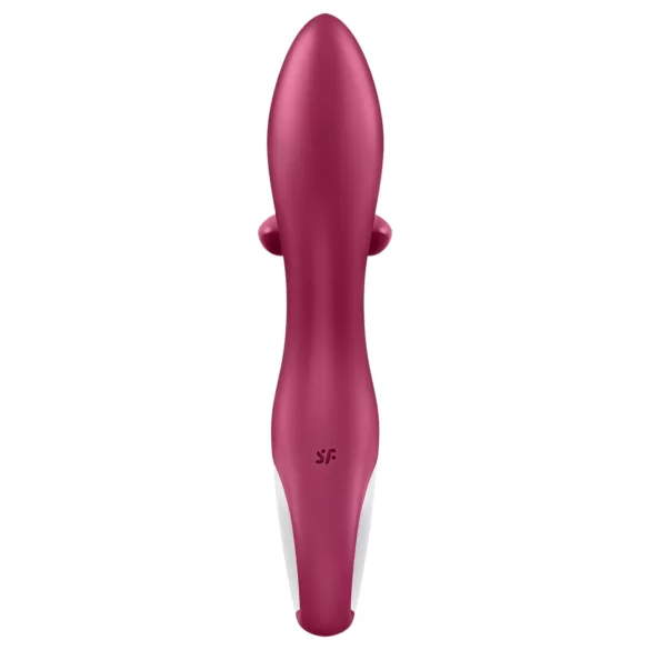 Satisfyer Embrace Me - oplaadbare, met clitorisstimulator uitgeruste vibrator (rood)