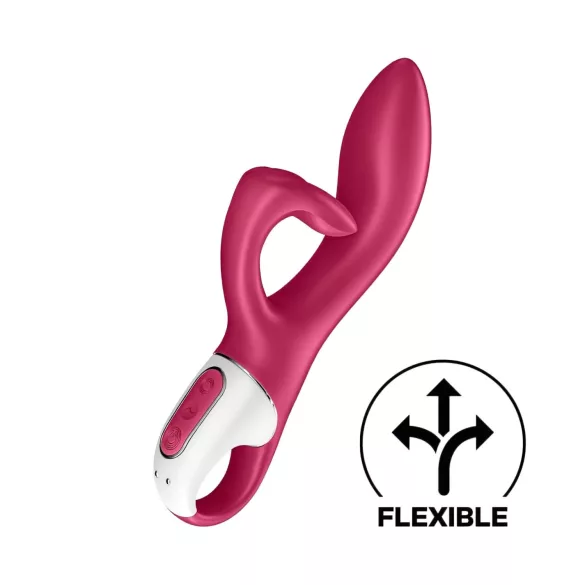 Satisfyer Embrace Me - oplaadbare, met clitorisstimulator uitgeruste vibrator (rood)