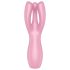 Satisfyer Threesome 3 - oplaadbare clitoris vibrator (roze)
