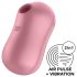 Satisfyer Cotton Candy - luchtdruk clitorisstimulator (koraal)