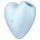 Satisfyer Cutie Heart - luchtdruk clitorisstimulator - oplaadbaar - blauw