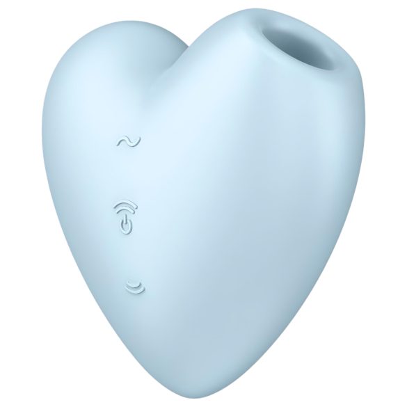 Satisfyer Cutie Heart - luchtdruk clitorisstimulator - oplaadbaar - blauw