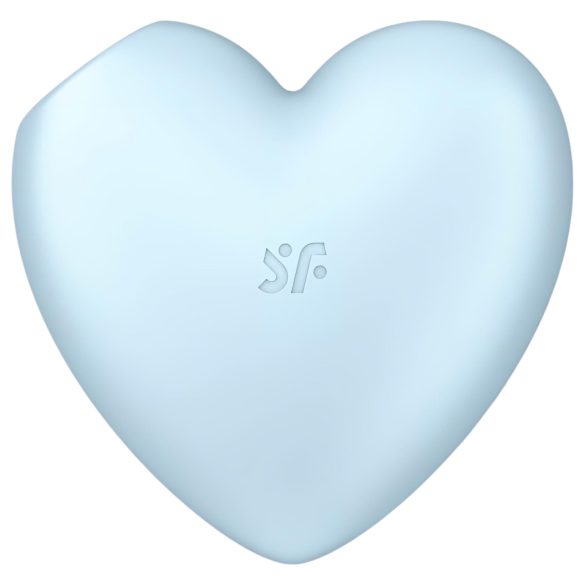 Satisfyer Cutie Heart - luchtdruk clitorisstimulator - oplaadbaar - blauw