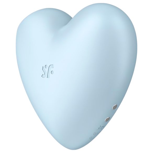 Satisfyer Cutie Heart - luchtdruk clitorisstimulator - oplaadbaar - blauw