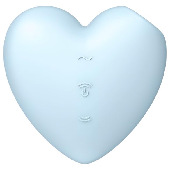 Satisfyer Cutie Heart - luchtdruk clitorisstimulator - oplaadbaar - blauw