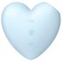Satisfyer Cutie Heart - oplaadbare luchtdruk clitoris vibrator (blauw)