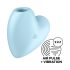 Satisfyer Cutie Heart - oplaadbare luchtdruk clitoris vibrator (blauw)