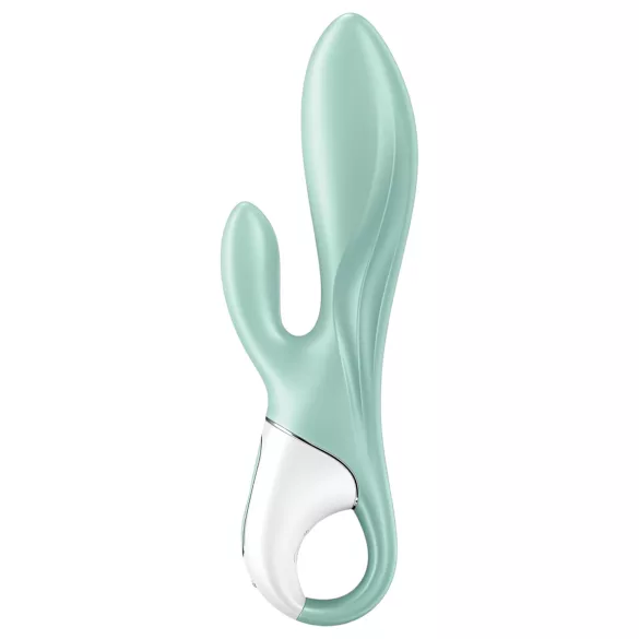 Satisfyer Air Pump Bunny 5 - App-gestuurde opblaasbare vibrator (muntgroen)