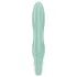 Satisfyer Air Pump Bunny 5 - App-gestuurde opblaasbare vibrator (muntgroen)