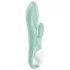 Satisfyer Air Pump Bunny 5 - App-gestuurde opblaasbare vibrator (muntgroen)
