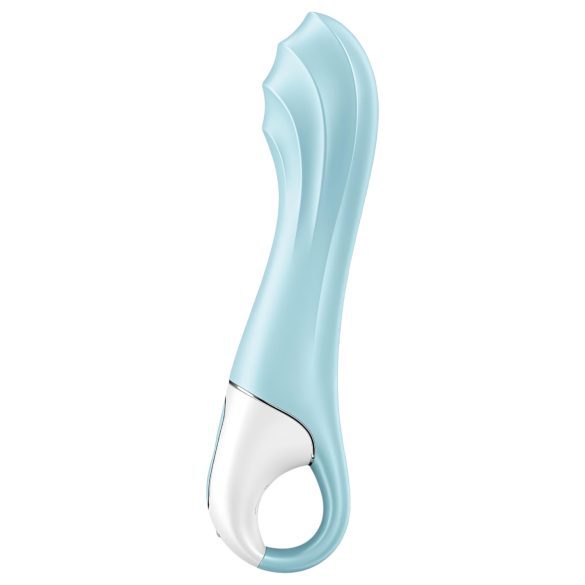 Satisfyer - luchtdruk vibrator - opblaasbaar, slim, blauw