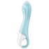 Satisfyer - luchtdruk vibrator - opblaasbaar, slim, blauw