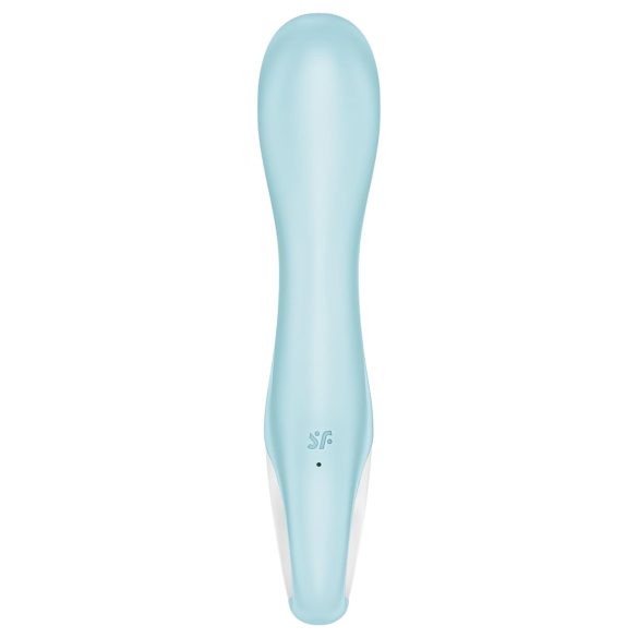 Satisfyer - luchtdruk vibrator - opblaasbaar, slim, blauw