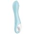 Satisfyer - luchtdruk vibrator - opblaasbaar, slim, blauw