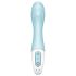 Satisfyer - luchtdruk vibrator - opblaasbaar, slim, blauw