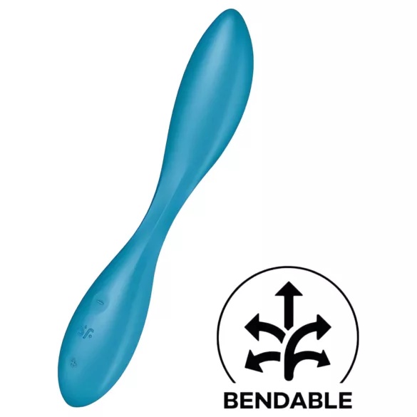 Satisfyer - G-spot vibrator - flexibel, oplaadbaar, waterdicht - groen