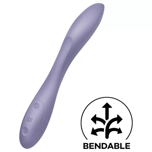 Satisfyer - G-spot vibrator - flexibel, oplaadbaar, waterdicht - paars