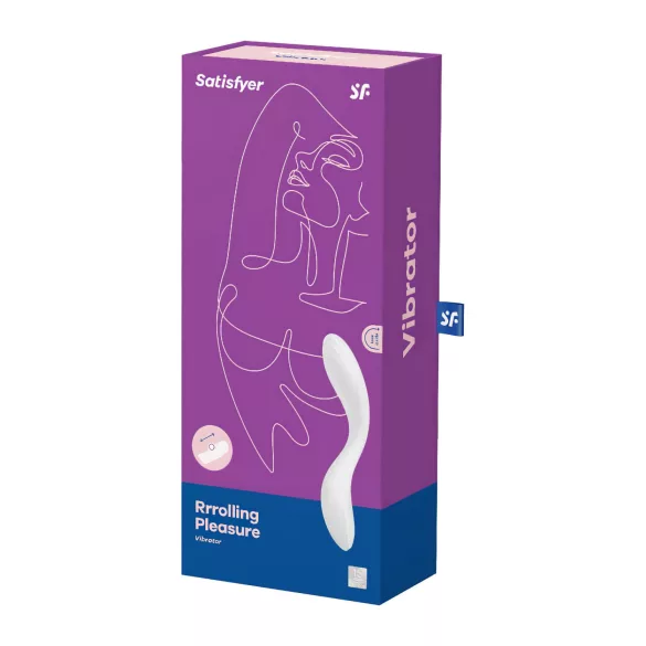 Satisfyer Rrrolling - G-spot vibrator met bewegende balletjes - wit