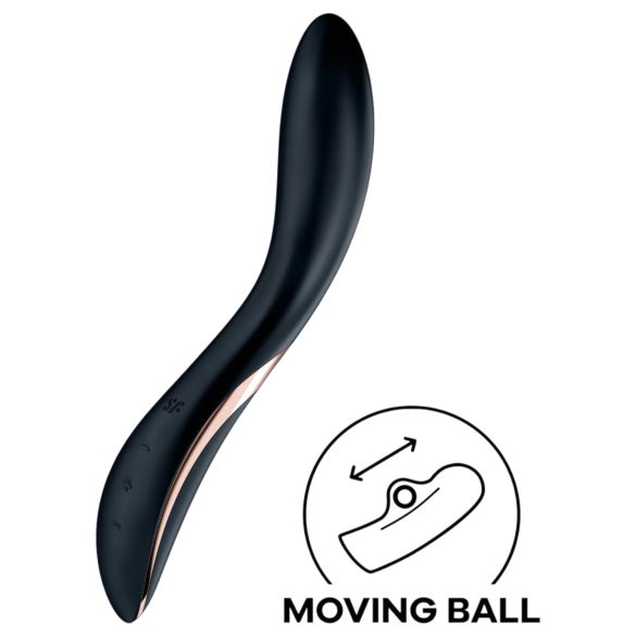 Satisfyer Rrrolling - G-spot vibrator met bewegende balletjes - zwart