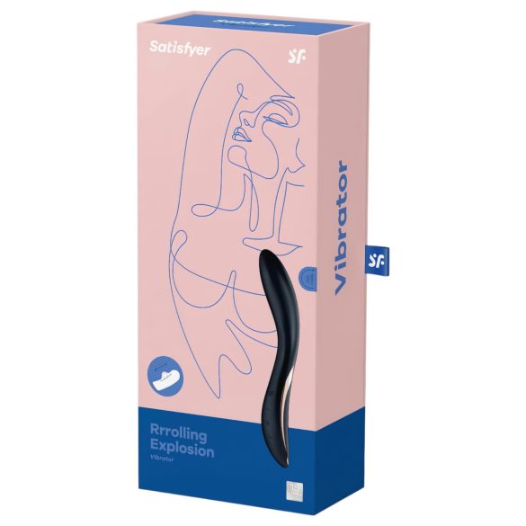Satisfyer Rrrolling - G-spot vibrator met bewegende balletjes - zwart