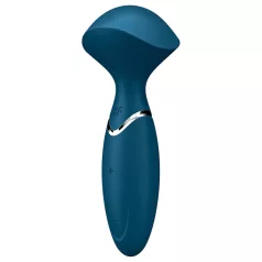 Satisfyer Mini Wand-er - waterdichte massagevibrator (blauw)