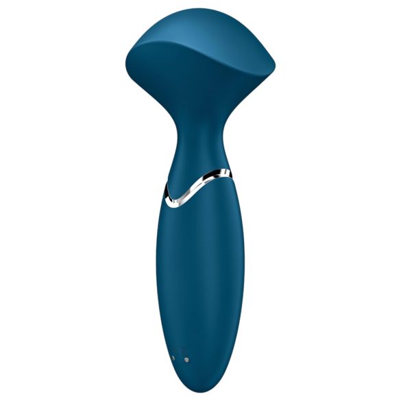 Satisfyer Mini Wand-er - waterdichte massagevibrator (blauw)