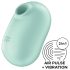 Satisfyer Pro To Go 2 - oplaadbare luchtdruk clitorisstimulator - mintgroen