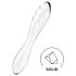 Satisfyer Dazzling Crystal 1 - dubbelzijdige glazen dildo (transparant)