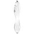 Satisfyer Dazzling Crystal 1 - dubbelzijdige glazen dildo - transparant