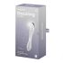 Satisfyer Dazzling Crystal 1 - dubbelzijdige glazen dildo (transparant)