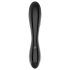 Satisfyer Dazzling Crystal 1 - dubbelzijdige glazen dildo (zwart)