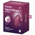 Satisfyer Tap & Climax 1 - 2in1 vibrator en clitorisstimulator (rood)