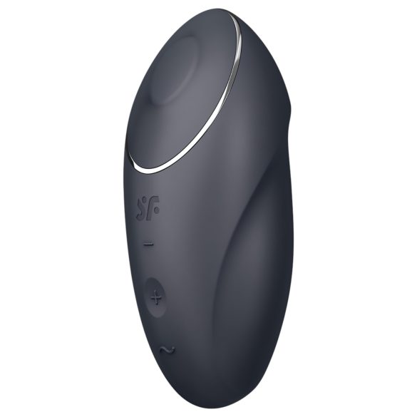 Satisfyer Tap & Climax 1 - 2in1 clitorisvibrator (zwart)