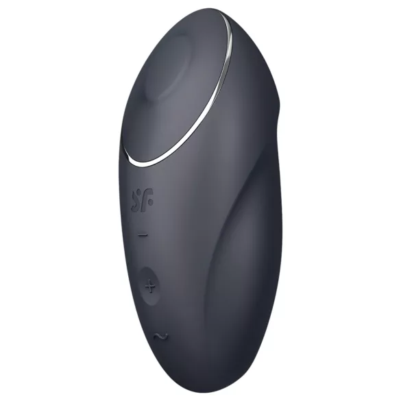 Satisfyer - 2-in-1 clitoris vibrator - Tap & Climax 1 - zwart