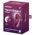 Satisfyer Tap & Climax 2 - 2in1 clitoris stimulator & vibrator (rood)
