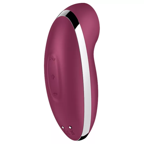 Satisfyer Tap & Climax 2 - 2-in-1 clitorisstimulator en vibrator (rood)