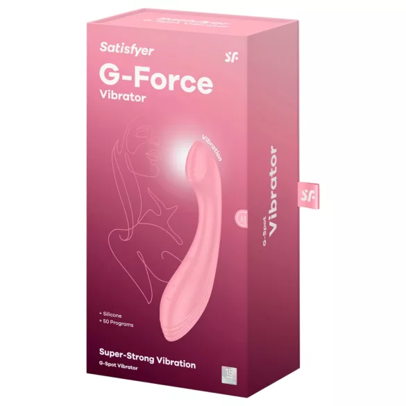 Satisfyer G-Force - G-spot vibrator - oplaadbaar, waterdicht - roze